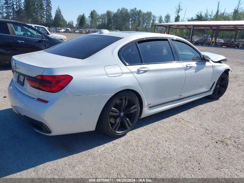 2016 BMW 750I Xi VIN: WBA7F2C56GG417895 Lot: 39708471