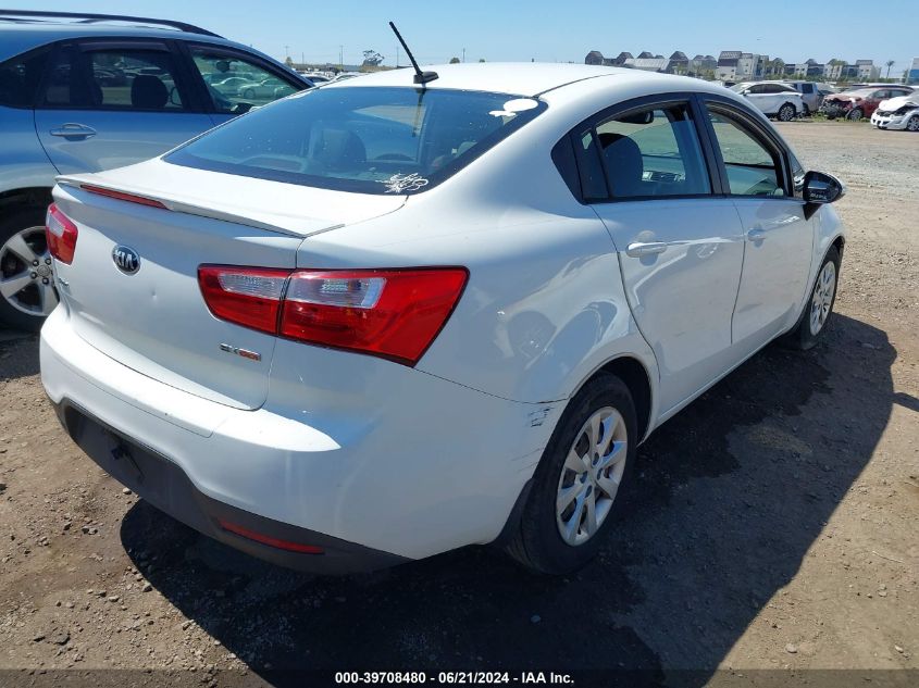 2014 Kia Rio Ex VIN: KNADN4A37E6341089 Lot: 39708480