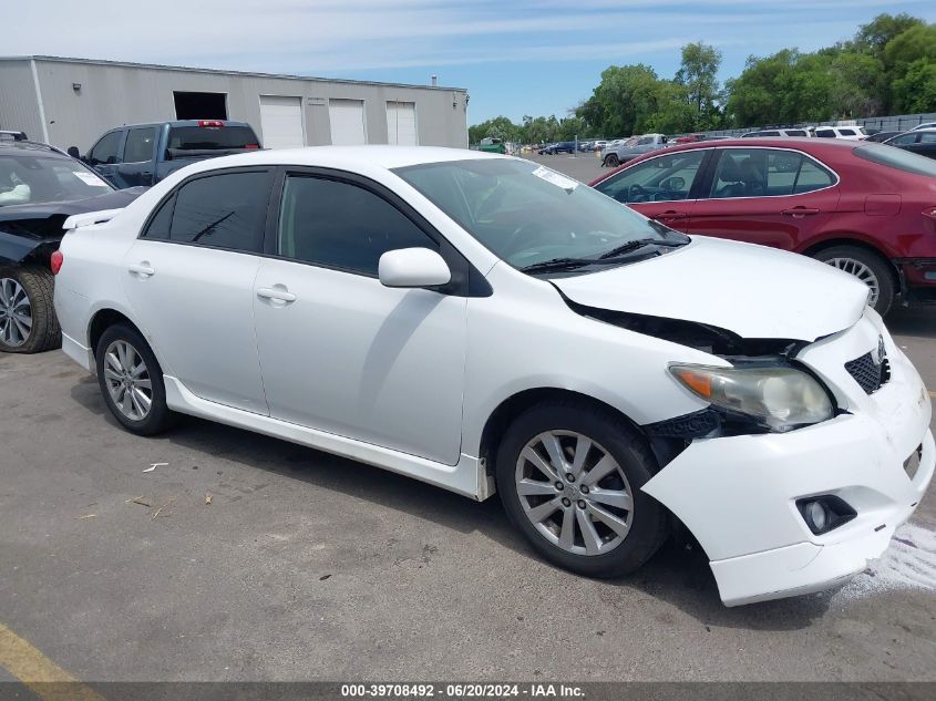 2010 Toyota Corolla S VIN: 2T1BU4EE1AC196563 Lot: 39708492