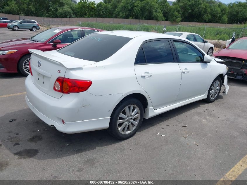 2010 Toyota Corolla S VIN: 2T1BU4EE1AC196563 Lot: 39708492