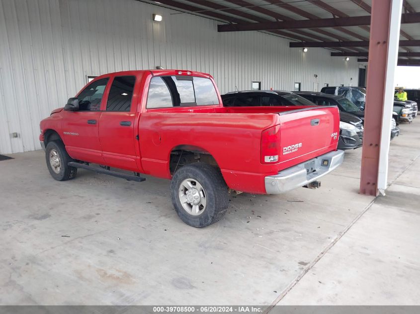 2003 Dodge Ram 2500 Slt/Laramie/St VIN: 3D3KU28D73G800608 Lot: 39708500