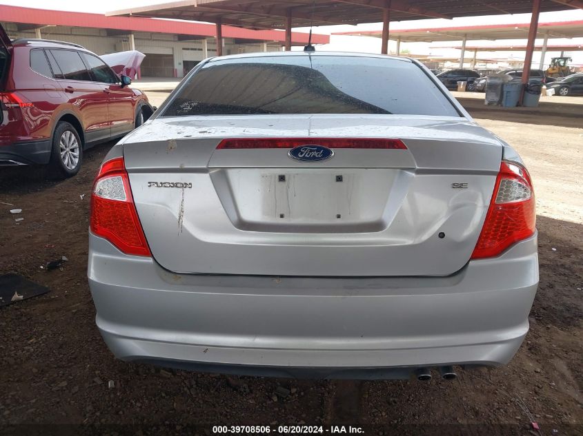 2011 Ford Fusion Se VIN: 3FAHP0HA9BR198176 Lot: 39708506