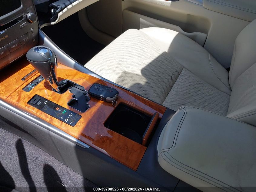 2009 Lexus Is 250 VIN: JTHBK262X92087297 Lot: 39708525
