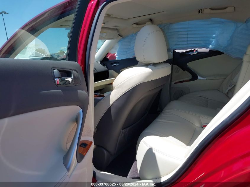 2009 Lexus Is 250 VIN: JTHBK262X92087297 Lot: 39708525