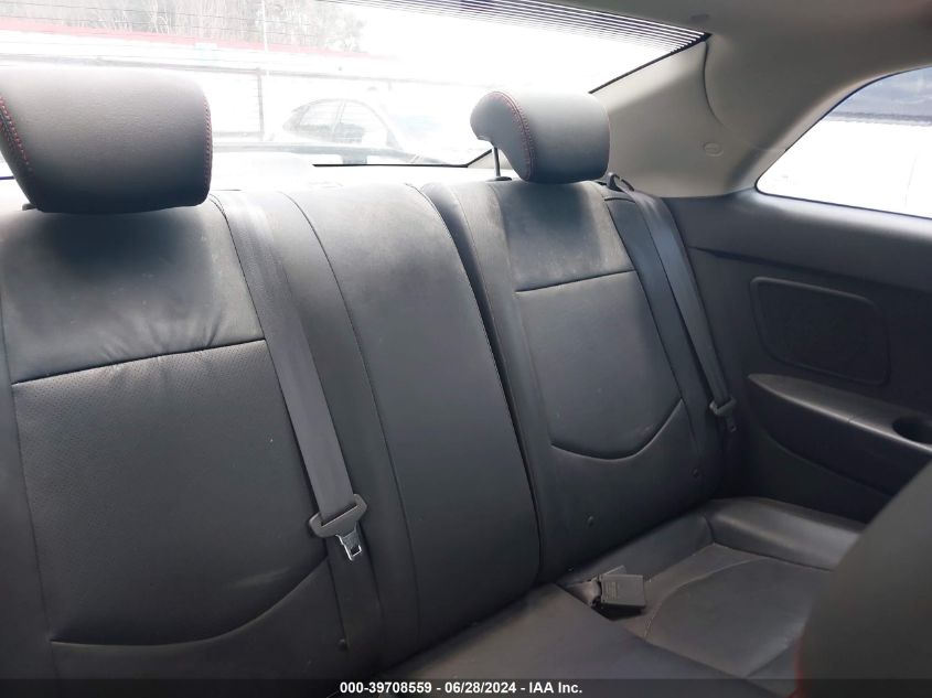 2010 Kia Forte Koup Sx VIN: KNAFW6A30A5308016 Lot: 39708559