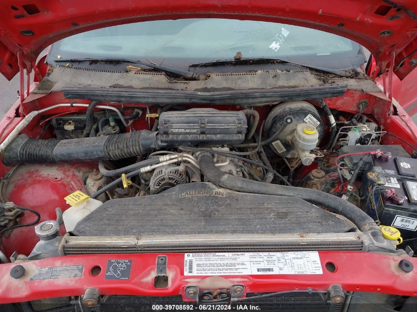 1998 Dodge Ram 1500 St VIN: 3B7HF12Y2WM293464 Lot: 39708592