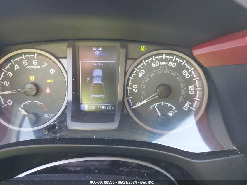 2017 Toyota Tacoma Dbl Cab/Sr/Trdspt/Or/Pro VIN: 5TFCZ5AN9HX092092 Lot: 39708596