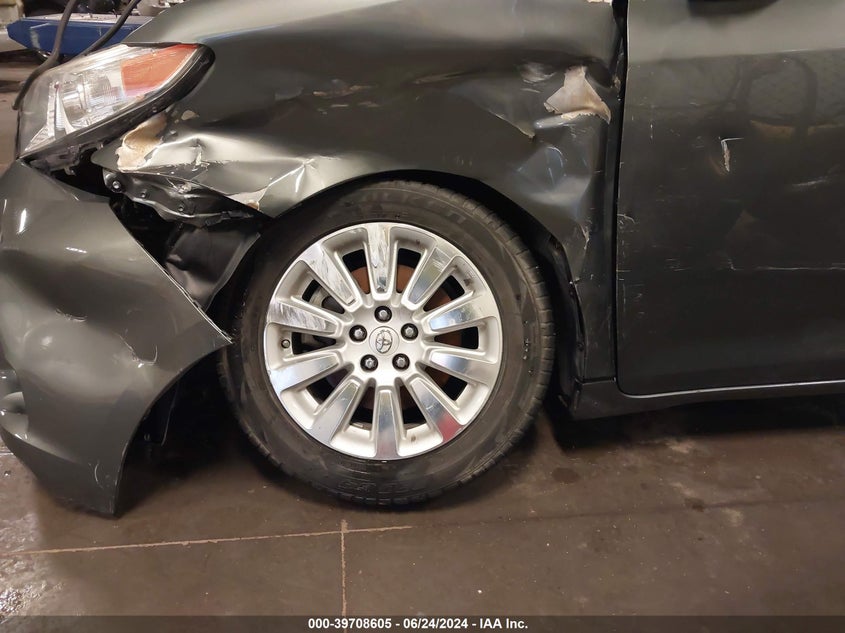 2012 Toyota Sienna Limited V6 7 Passenger VIN: 5TDYK3DC5CS244831 Lot: 39708605