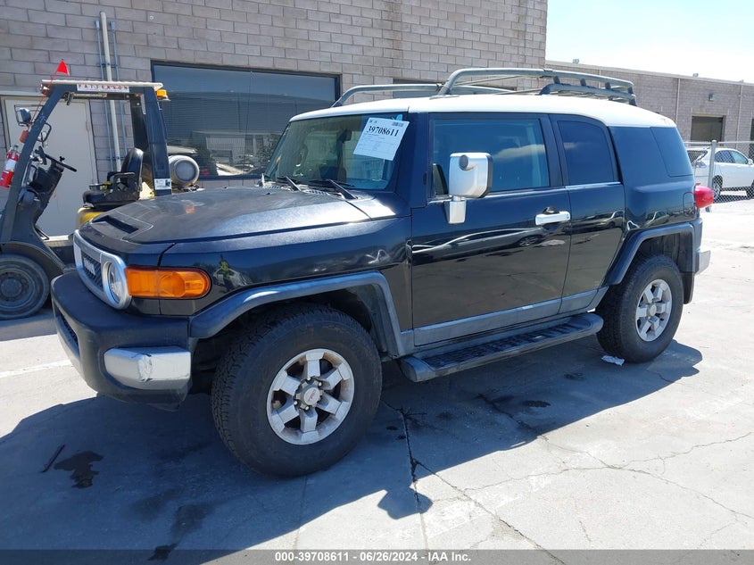 2007 Toyota Fj Cruiser VIN: JTEBU11F470075411 Lot: 39708611
