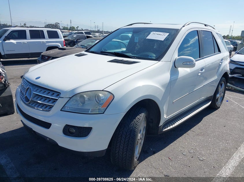 2007 Mercedes-Benz Ml 350 4Matic VIN: 4JGBB86E57A248541 Lot: 39708625