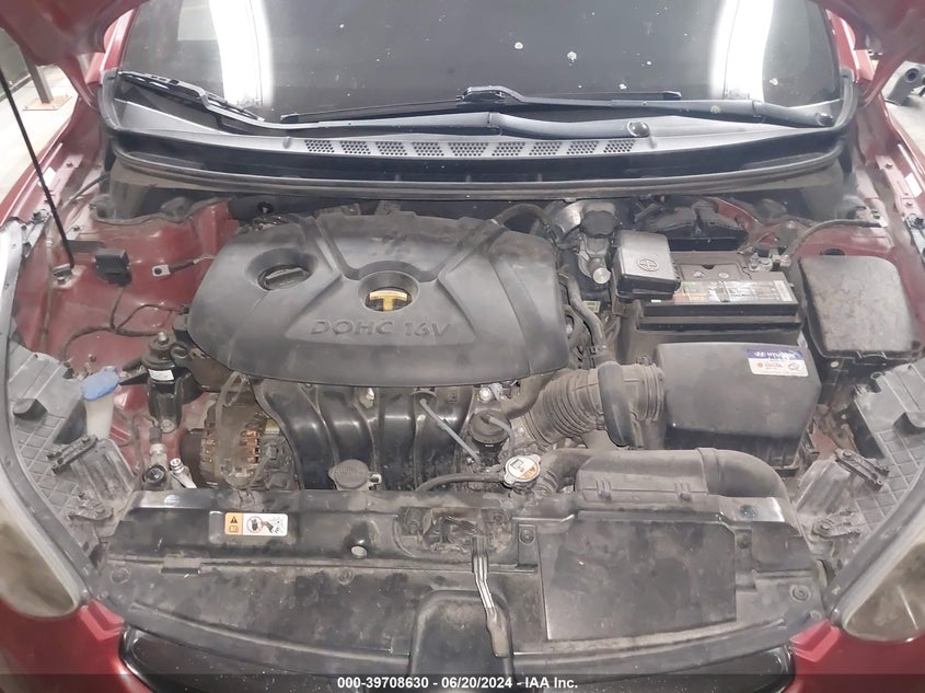 2013 Hyundai Elantra Gls/Limited VIN: KMHDH4AE2DU771291 Lot: 39708630