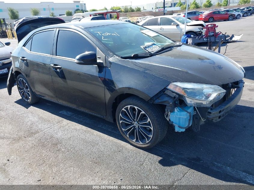 2014 Toyota Corolla S Plus VIN: 2T1BURHE9EC215889 Lot: 39708658