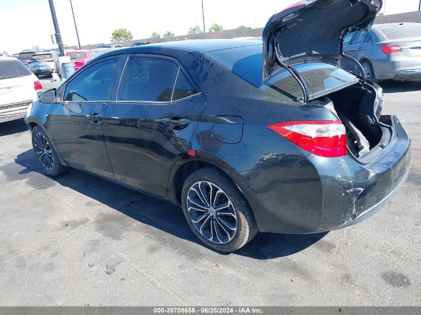 2014 Toyota Corolla S Plus VIN: 2T1BURHE9EC215889 Lot: 39708658