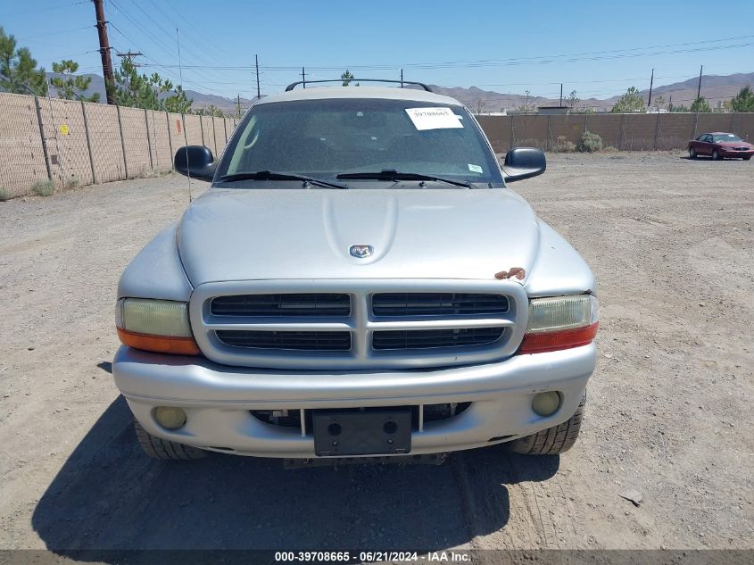 2002 Dodge Durango R/T VIN: 1B8HS78Z72F145315 Lot: 39708665