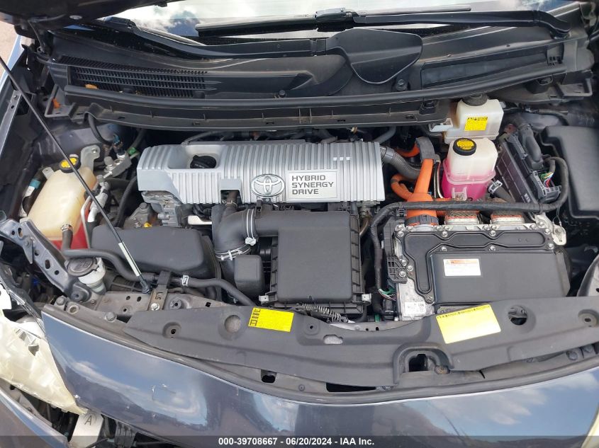 2013 Toyota Prius Five/Four/Three/Three Se/Two VIN: JTDKN3DU6D5657628 Lot: 39708667