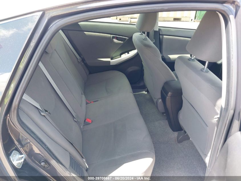 2013 Toyota Prius Five/Four/Three/Three Se/Two VIN: JTDKN3DU6D5657628 Lot: 39708667