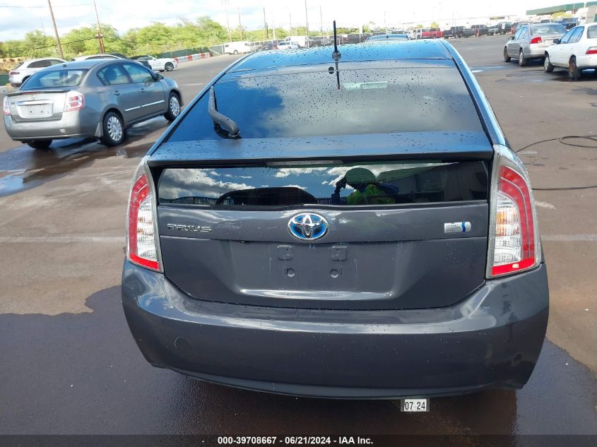 2013 Toyota Prius Five/Four/Three/Three Se/Two VIN: JTDKN3DU6D5657628 Lot: 39708667