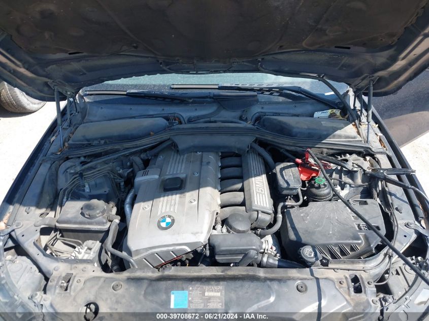 2007 BMW 525I VIN: WBANE535X7CK92158 Lot: 39708672