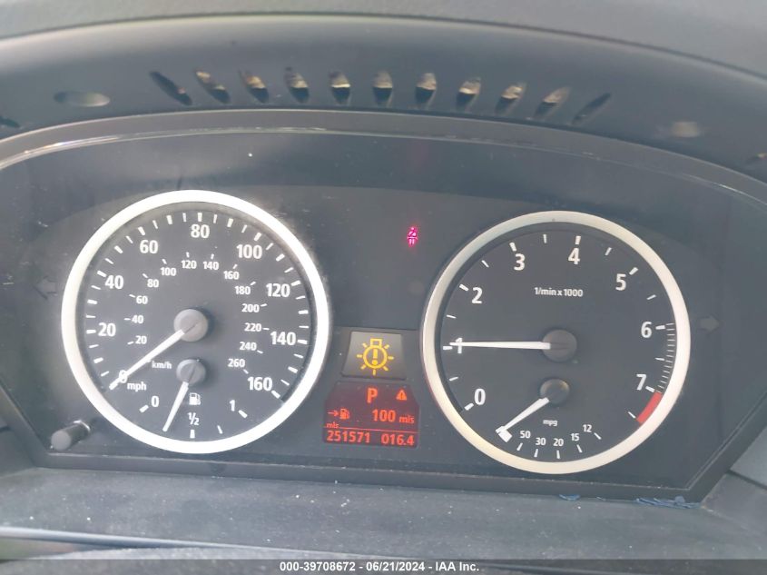 2007 BMW 525I VIN: WBANE535X7CK92158 Lot: 39708672