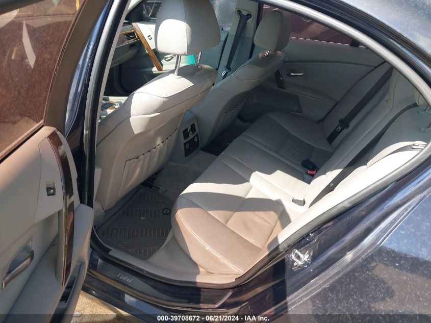 2007 BMW 525I VIN: WBANE535X7CK92158 Lot: 39708672