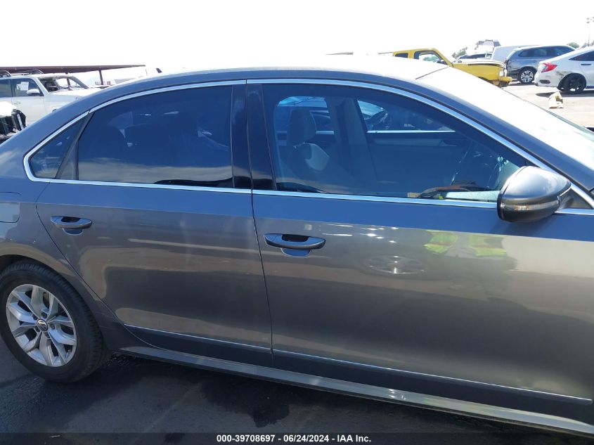 2016 Volkswagen Passat 1.8T S VIN: 1VWAT7A38GC019236 Lot: 39708697