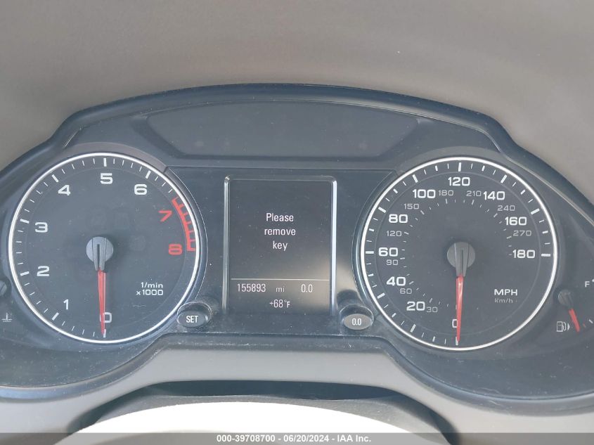 2012 Audi Q5 2.0T Premium VIN: WA1LFAFP5CA021537 Lot: 39708700