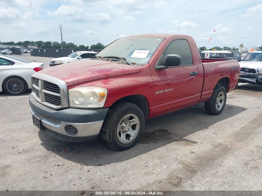 2007 Dodge Ram 1500 St VIN: 1D7HA16K97J566893 Lot: 39708710