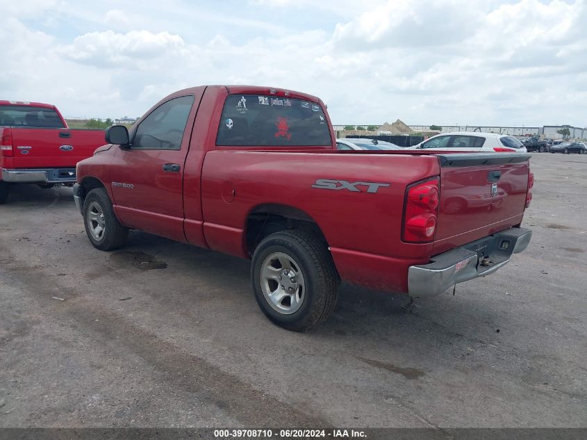 2007 Dodge Ram 1500 St VIN: 1D7HA16K97J566893 Lot: 39708710