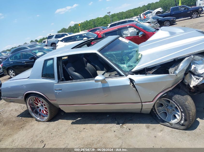 1985 Chevrolet Monte Carlo VIN: 1G1GZ37G4FR207979 Lot: 39708739