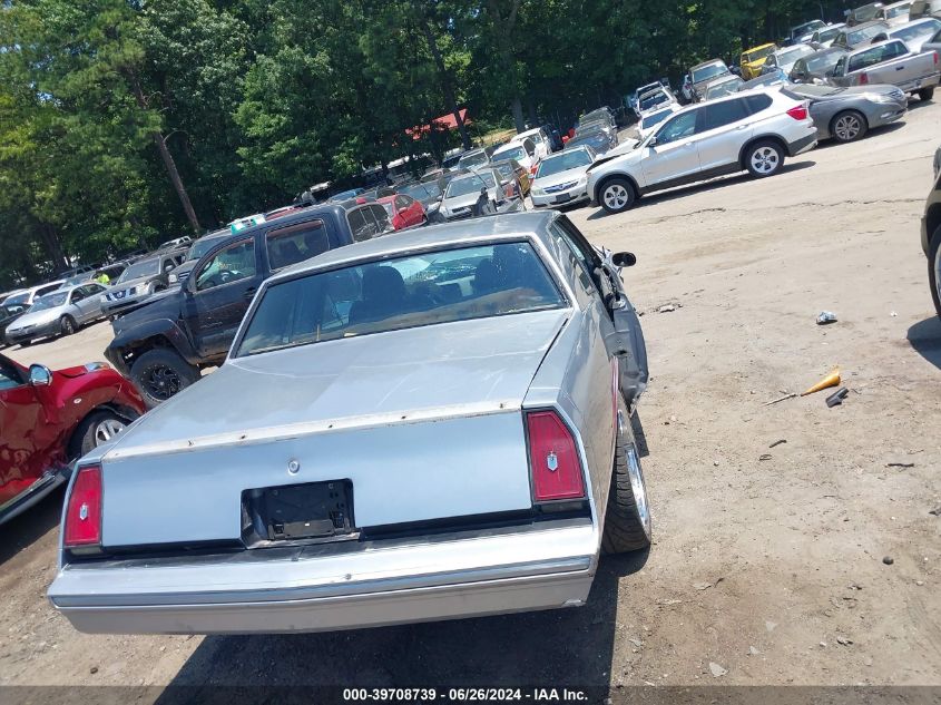 1985 Chevrolet Monte Carlo VIN: 1G1GZ37G4FR207979 Lot: 39708739