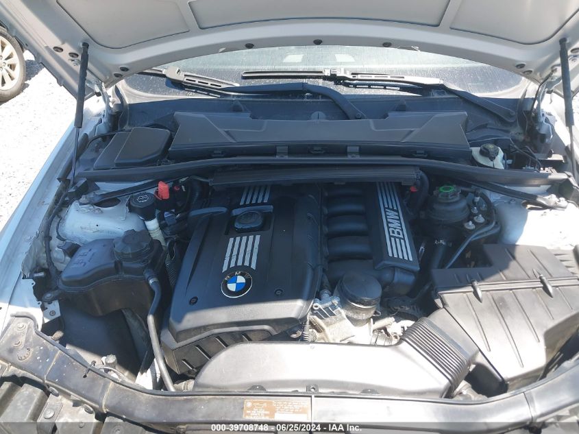 2008 BMW 328I VIN: WBAVA37558NL52038 Lot: 39708748