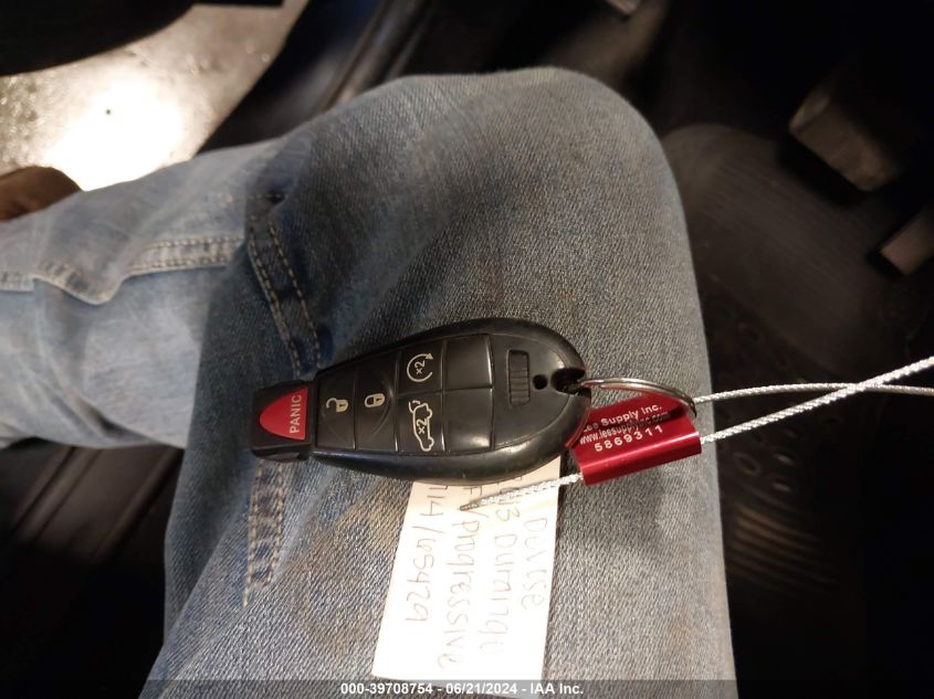 2013 Dodge Durango Sxt VIN: 1C4RDJAGXDC598325 Lot: 39708754