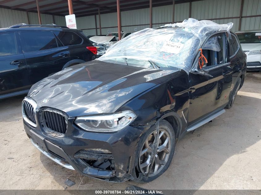 2020 BMW X3 Sdrive30I VIN: 5UXTY3C07L9B65130 Lot: 39708784