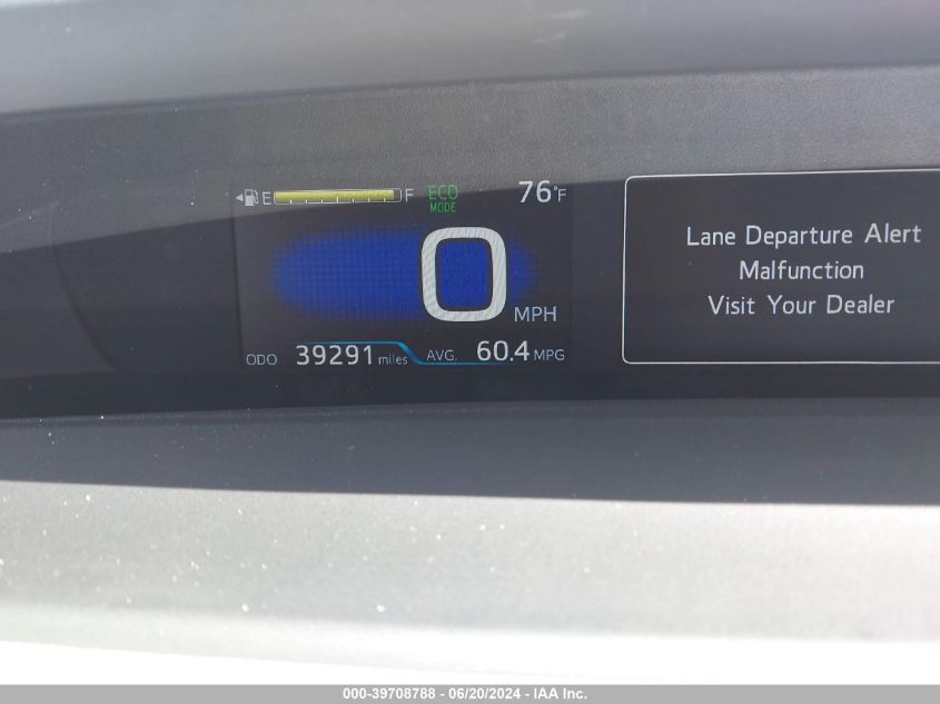 2020 Toyota Prius Prime Xle VIN: JTDKARFPXL3151509 Lot: 39708788