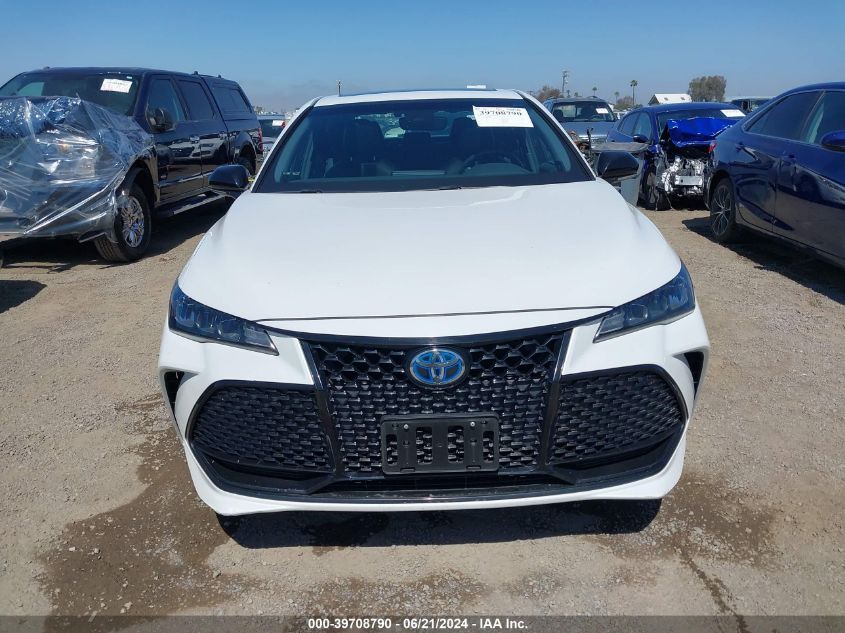 2019 Toyota Avalon Hybrid Xse VIN: 4T1B21FB9KU007523 Lot: 39708790