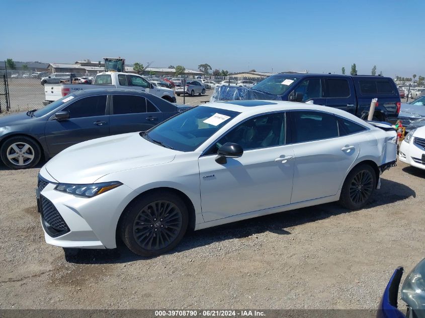 2019 Toyota Avalon Hybrid Xse VIN: 4T1B21FB9KU007523 Lot: 39708790