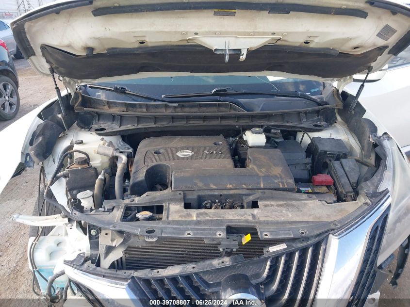 2018 Nissan Murano Sv VIN: 5N1AZ2MG9JN135524 Lot: 39708807