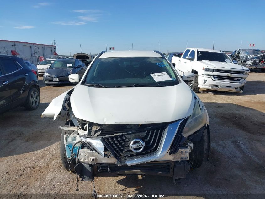 2018 Nissan Murano Sv VIN: 5N1AZ2MG9JN135524 Lot: 39708807