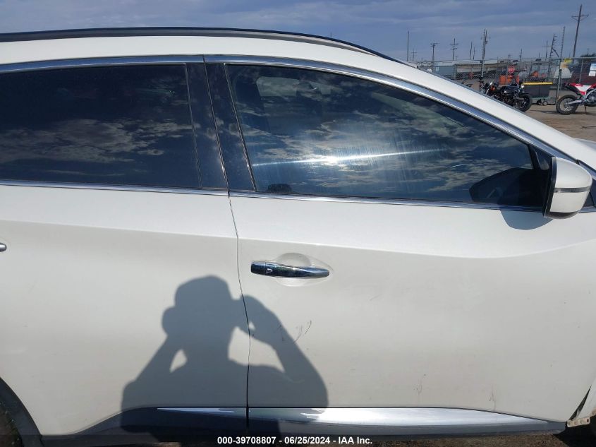 2018 Nissan Murano Sv VIN: 5N1AZ2MG9JN135524 Lot: 39708807