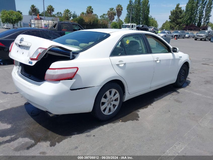 2007 Toyota Camry Hybrid VIN: JTNBB46K373003286 Lot: 39708812