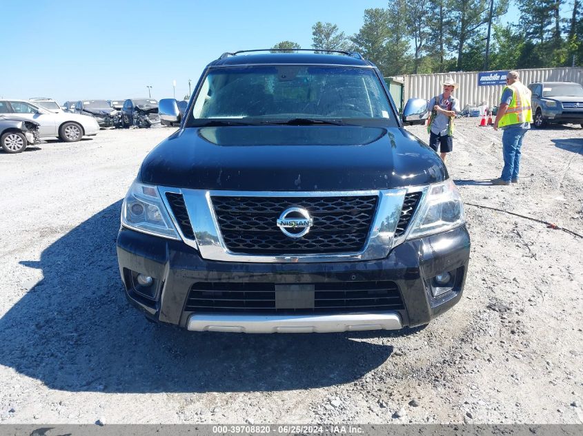 2017 Nissan Armada Platinum VIN: JN8AY2NE6H9707841 Lot: 39708820