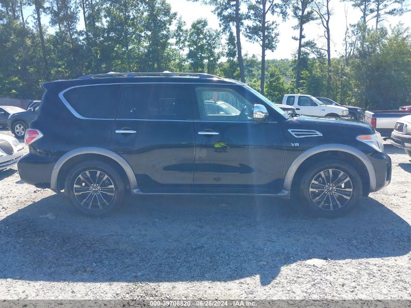 2017 Nissan Armada Platinum VIN: JN8AY2NE6H9707841 Lot: 39708820