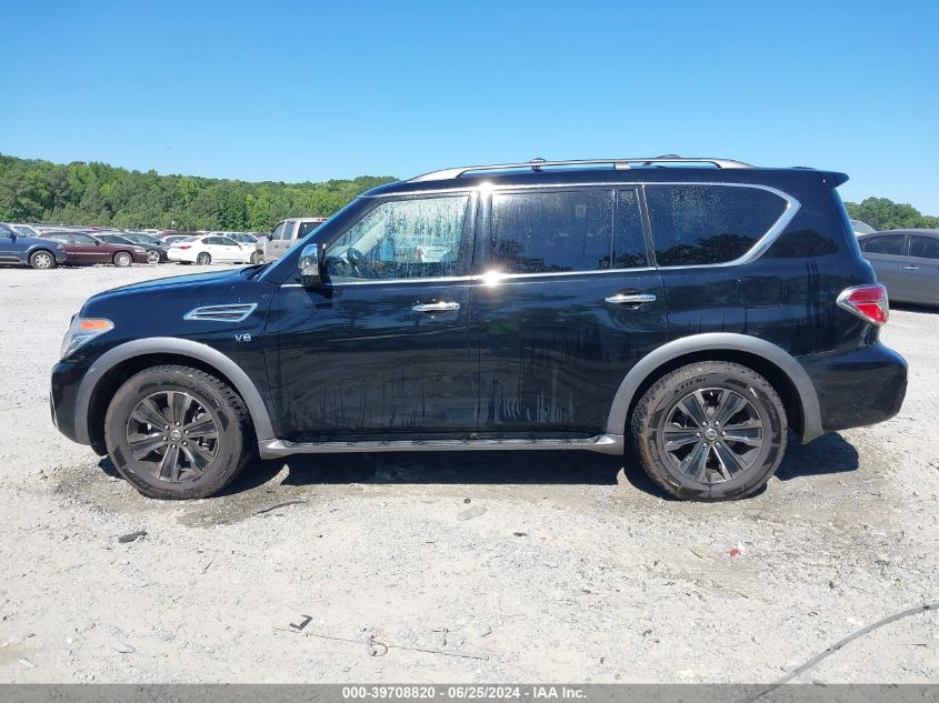 2017 Nissan Armada Platinum VIN: JN8AY2NE6H9707841 Lot: 39708820