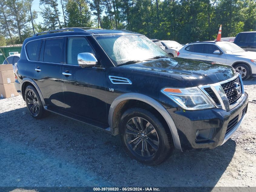 2017 Nissan Armada Platinum VIN: JN8AY2NE6H9707841 Lot: 39708820