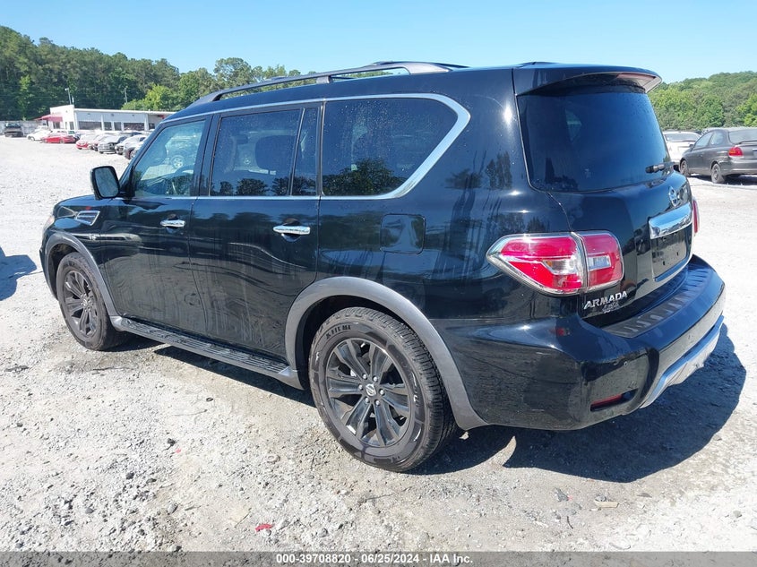 2017 Nissan Armada Platinum VIN: JN8AY2NE6H9707841 Lot: 39708820