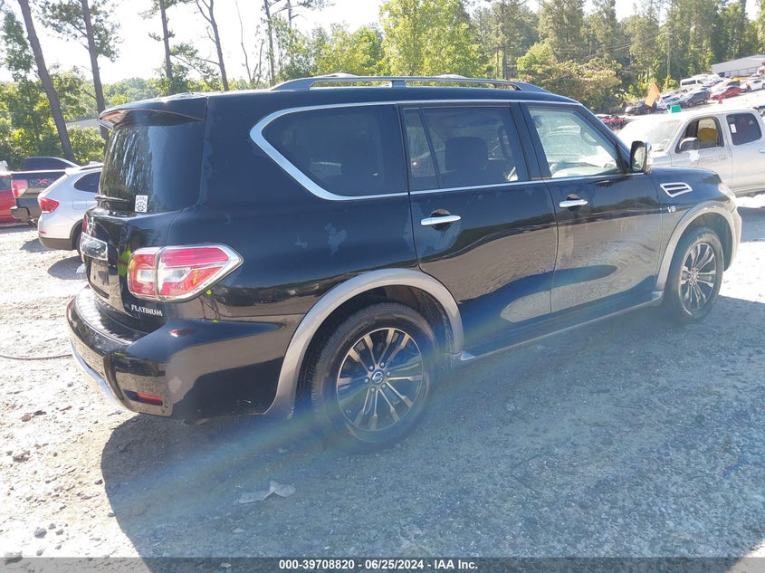 2017 Nissan Armada Platinum VIN: JN8AY2NE6H9707841 Lot: 39708820