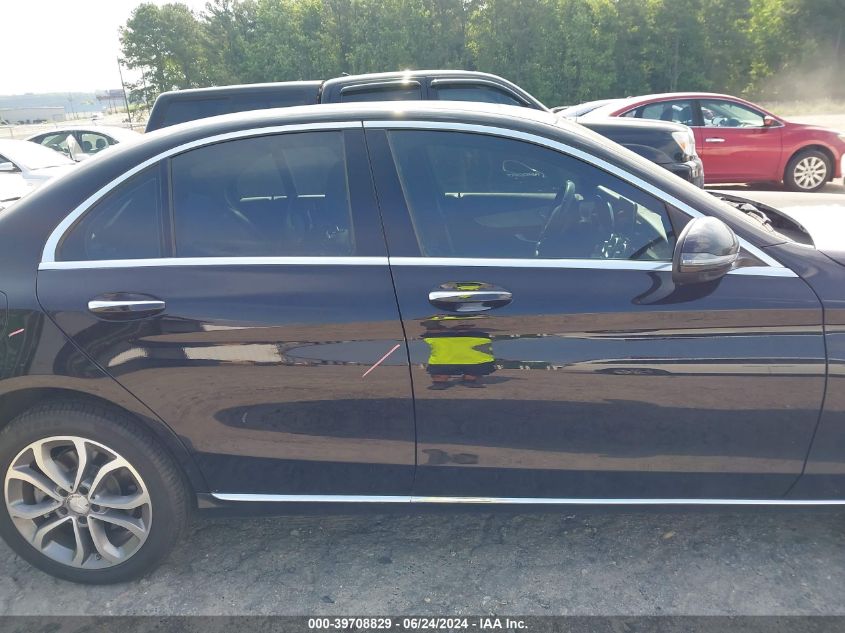 2016 Mercedes-Benz C 300 4Matic/Luxury 4Matic/Sport 4Matic VIN: 55SWF4KBXGU099693 Lot: 39708829