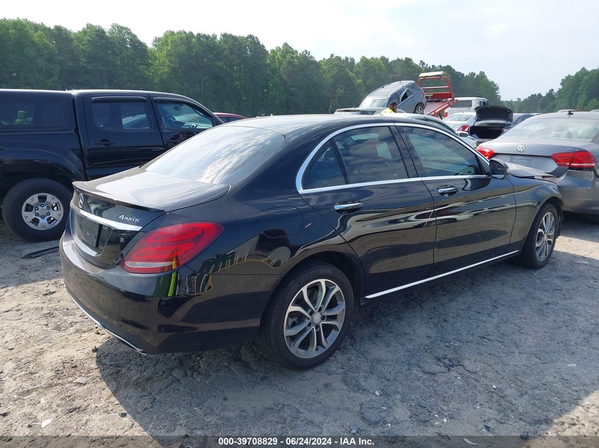2016 Mercedes-Benz C 300 4Matic/Luxury 4Matic/Sport 4Matic VIN: 55SWF4KBXGU099693 Lot: 39708829