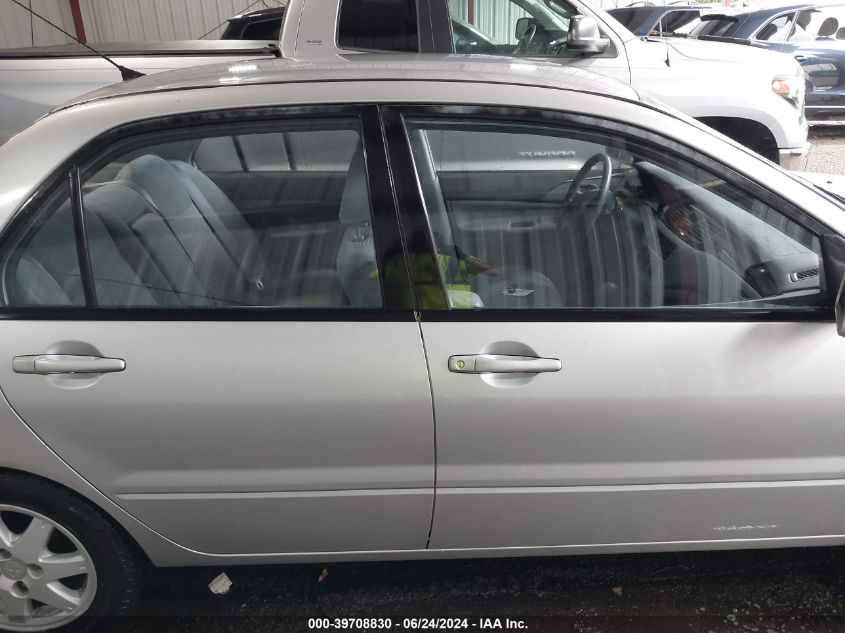 2002 Mitsubishi Lancer Ls VIN: JA3AJ36E02U053748 Lot: 39708830