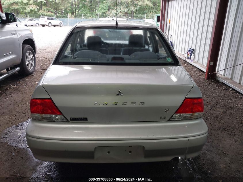 2002 Mitsubishi Lancer Ls VIN: JA3AJ36E02U053748 Lot: 39708830